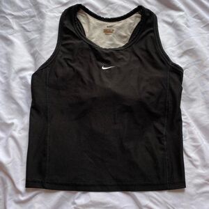 Black Nike Racer Back Dri Fit Workout Tank Top
